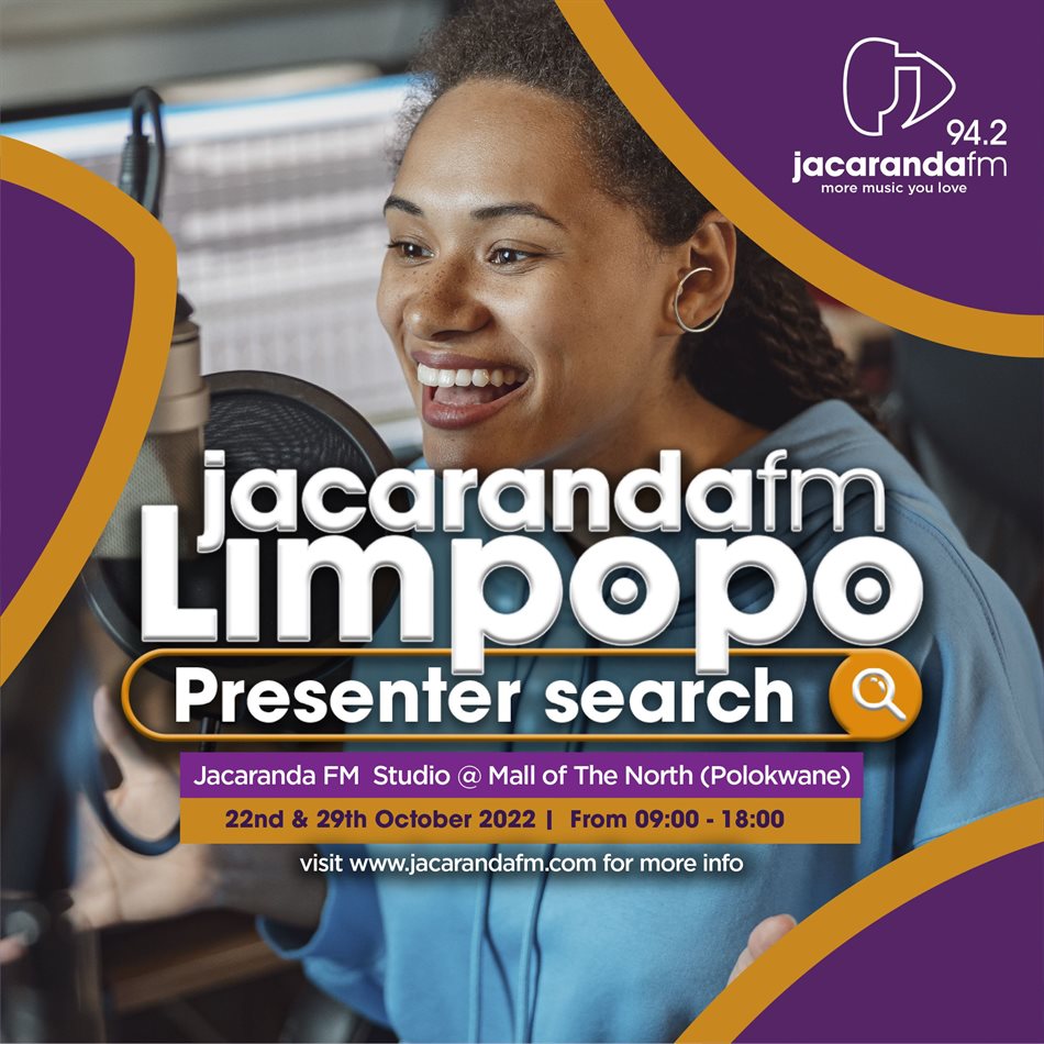 Jacaranda FM is looking for the next big voice