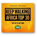 Image supplied. The inaugural Keep Walking: Africa Top 30 List have been announced