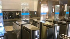 The SCA on Tuesday rejected Siyangena Technologies’ appeal bid. Archive photo of Siyangena’s so-called “speed gates” at Cape Town Station. Photo: Kim Reynolds/GroundUp