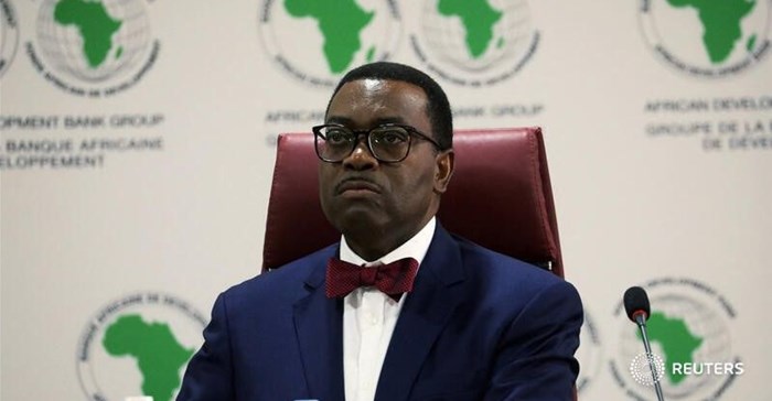 Source: Reuters. Akinwumi Ayodeji Adesina, president of the African Development Bank Group.