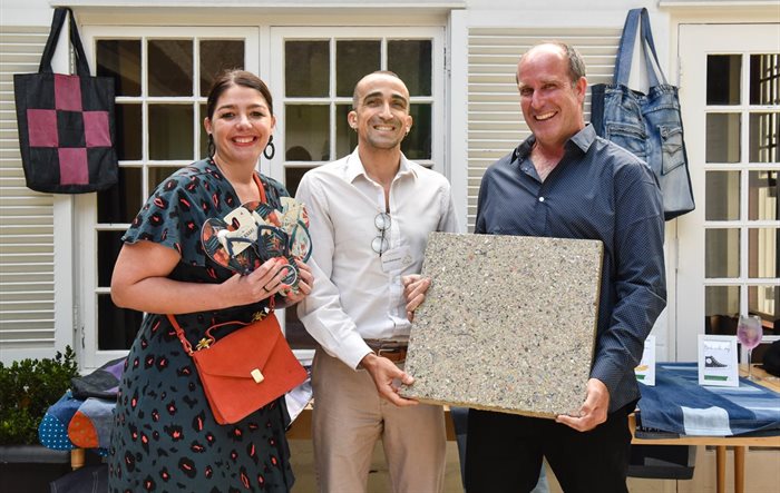 Textile waste upcycled into new products. Source: Supplied