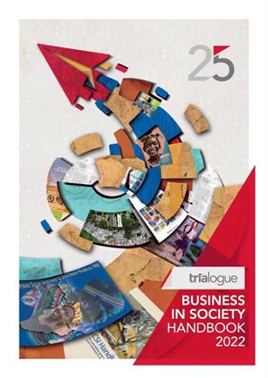 The silver edition of The Trialogue Business in Society Handbook features images by young artist, Amy-Leigh Braaf.