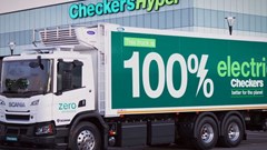 Shoprite pilots new heavy duty glow in the dark electric truck