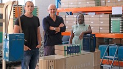 Fieldbar team from left to right: Corban Warrington, Lee Hartman and Taimi Paulino. Source: Supplied