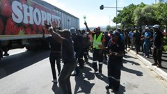 Shoprite truck drivers protest for basic salary and transport allowance