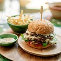 Image supplied: The Tashas Cafe Lynnwood burger