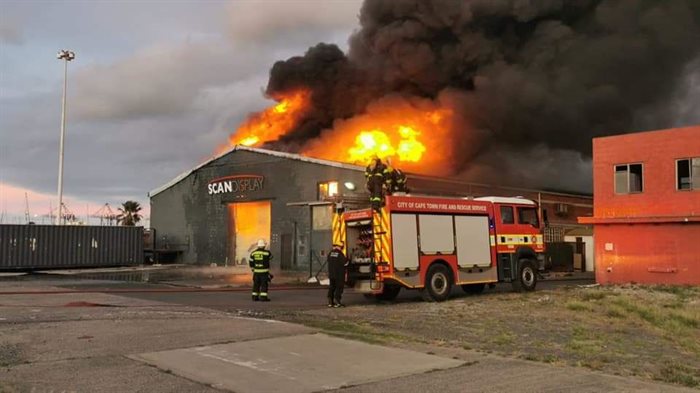 Scan Display up and running after Cape Town fire