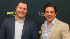 Source: Supplied. Regional managing director, southern Africa and Palops at Network International, Chris Wood, and Brendon Williamson, managing director at Payfast.