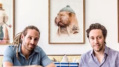 Source: Supplied. Matthieu Coquillon and Raphael Grojnowski, co-founders of Mama Money.