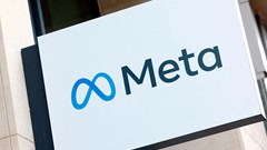 The logo of Meta Platforms' business group is seen in Brussels, Belgium, 6 December 2022. Reuters/Yves Herman/File Photo