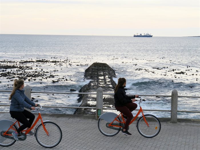 Up to 30-million litres of essentially raw sewage are pumped out to sea every day via a 1.7km pipe off the Green Point promenade. Photo: Steve Kretzmann/GroundUp