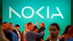 New Nokia's logo is displayed before GSMA's 2023 ahead of the Mobile World Congress (MWC) in Barcelona, Spain 26 February 2023. Reuters / Albert Gea