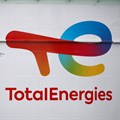File photo: The logo of French oil and gas company TotalEnergies is seen on an oil tank at TotalEnergies fuel depot in Mardyck near Dunkirk, France, 16 January 2023. Reuters/Benoit Tessier