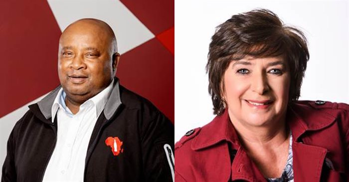 CCBSA managing director Velaphi Ratshefola and Linda Buckley, director for executive education at Henley Business School. Source: Supplied