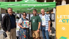 Image: SuppliedManfred Braune, Director of Environmental Sustainability at UCT, Cllr Van Reenen, Grant Smith, Senior Research Officer in the Energy Systems Research Group at UCT, and Professor of Chemical Engineering Harro von Blottnitz