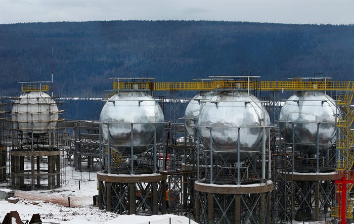 LPG facility owned by Irkutsk Oil Company in Russia. Source: Reuters/Vasily Fedosenko