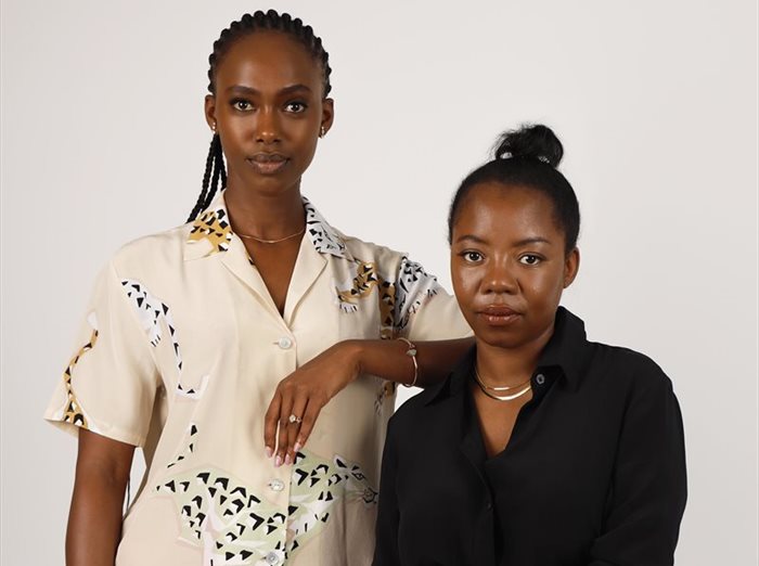 Closet Runway founders Ange-Nicole Mahoro and Evelina Nailenge. Source: Studio C Photography