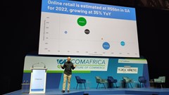 Vincent Viviers, omnichannel retail executive at Pick n Pay, at Ecom Africa. Source: Lauren Hartzenberg