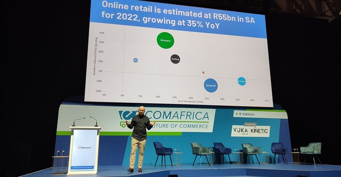 Vincent Viviers, omnichannel retail executive at Pick n Pay, at Ecom Africa. Source: Lauren Hartzenberg