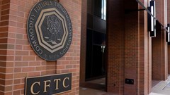 File photo: Signage is seen outside of the US Commodity Futures Trading Commission (CFTC) in Washington, DC, US, 30 August 2020. Reuters/Andrew Kelly
