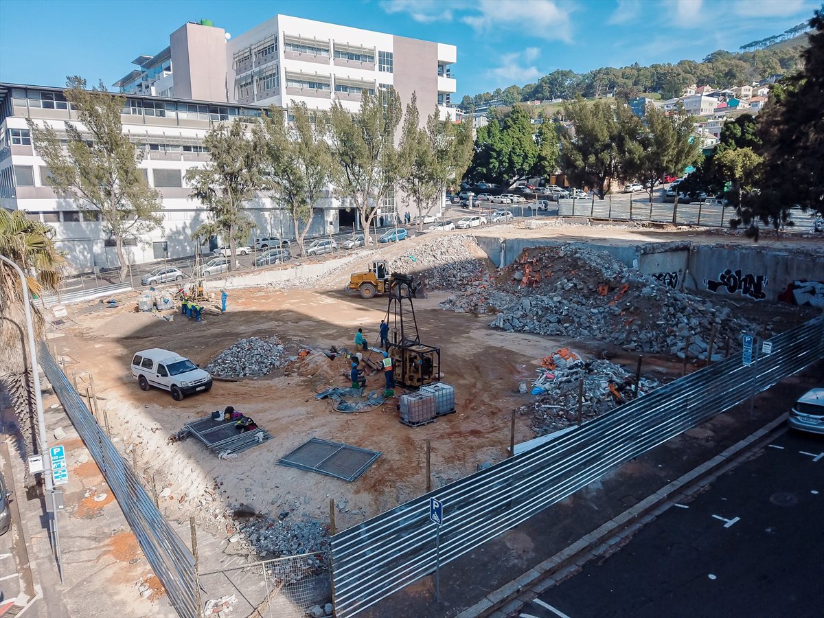 Demolition of the old structure is near completion and recyclable materials have been saved for reuse | image supplied