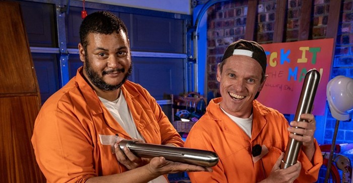 Willie and Dan star in the ad. Source: Supplied.