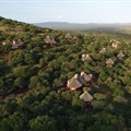 Thanda Safari Lodge itself rises up out of the land, blending perfectly with its surroundings, with spectacular views of the 35,000 acre reserve (Image supplied)