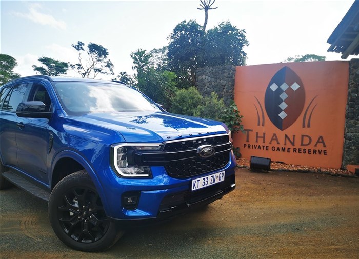 We travelled in style in a brand new 2023 Ford Everest Sport (Photo credit: Danette Breitenbach)