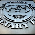 File photo: The International Monetary Fund (IMF) logo in Washington, United States, 4 September 2018. Reuters/Yuri Gripas