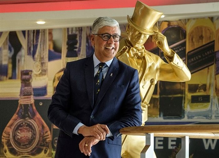 Diageo CEO Ivan Menezes. Source: Supplied
