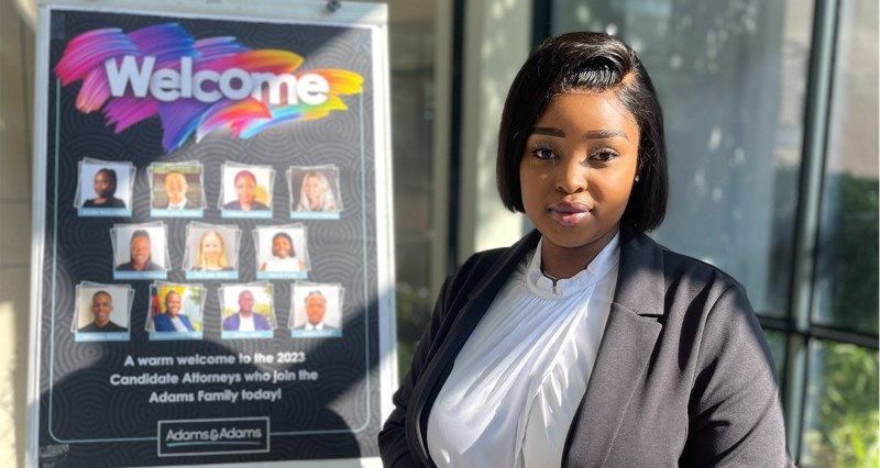 Image: Isabella Makhura, candidate attorney at Adams and Adams via LinkedIn