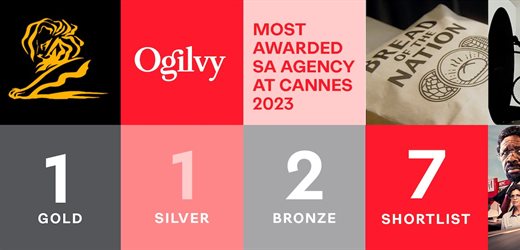 Ogilvy shines as Most Awarded South African Agency at Cannes 2023