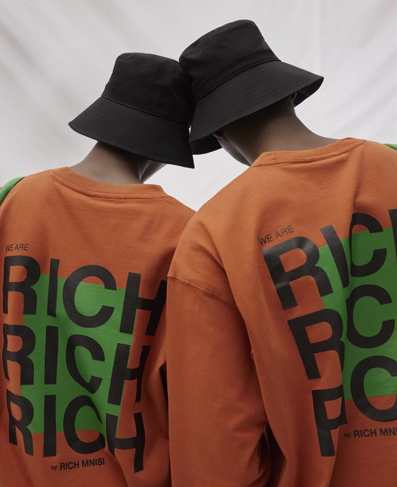 H&M a print collaboration with South African fashion designer, Rich Mnisi