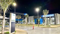 View outside the first plant of paper packaging producer 'Smurfit Kappa' in North Africa, in Rabat, Morocco, in this undated handout image released on July 2023. Smurfit Kappa/Handout via Reuters