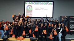 Supplied image: Spar YES4Youth learnership programme participants