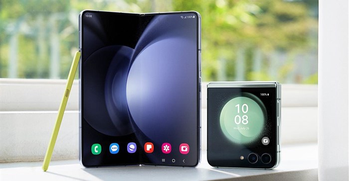 Samsung Galaxy Z Fold5 and Z Flip5. Source: Supplied