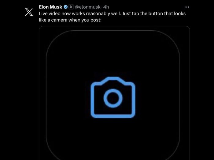 X brings back live video for the first time since 2021