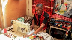 Judah Zunze's workshop is located in Harare's Warren Park township. Source: Reuters.