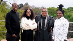Image supplied. Mohlalefi Lentsoane, executive creative director of M&C Saatchi Abel; Makosha Maja-Rasethaba, chief diversity officer of the M&C Saatchi Group SA, and head of strategy in Johannesburg; Masego Motsogi, incoming managing director of M&C Saatchi Abel Johannesburg; and Neo Mashigo, chief creative officer of M&C Saatchi Group SA