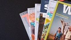 Image supplied. Paper imagery - credit Devin Lester. 49% of South Africans prefer to read printed books and magazines, while around 44% prefer to read news on their computer or device.