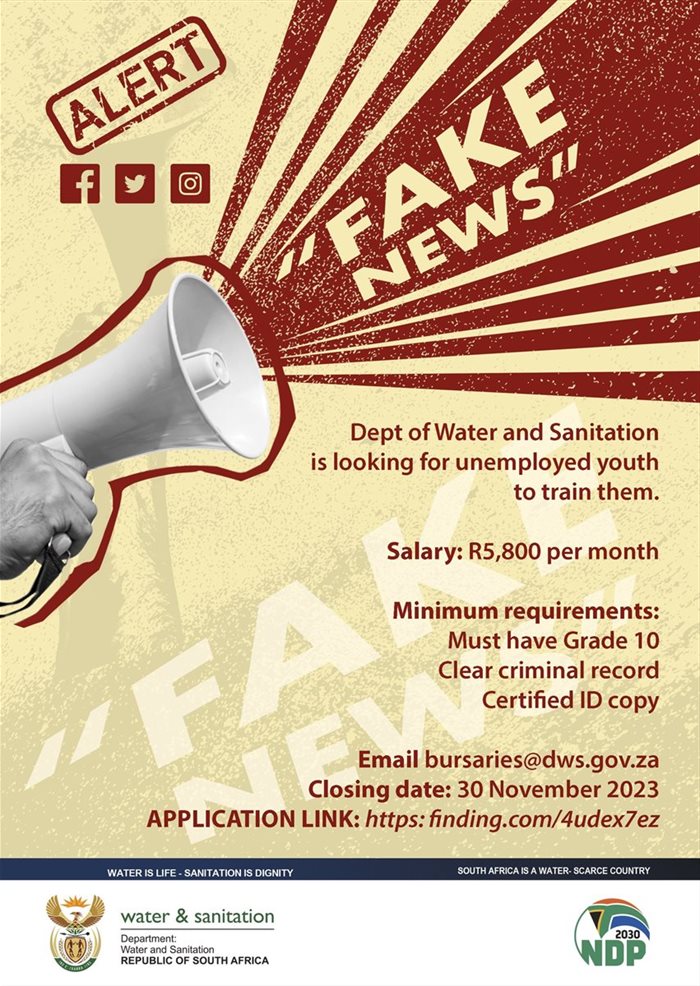 DWS warns against employment scam by bogus recruiters