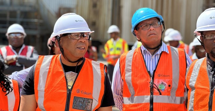 Minister Ramokgopa at a recent visit to Kusile. Source: x.com