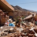 Ait Abdellah Brahim, 86, gestures among rubble, in the aftermath of a deadly earthquake, in Talat N'Yaaqoub. Source: Reuters/Ammar Awad
