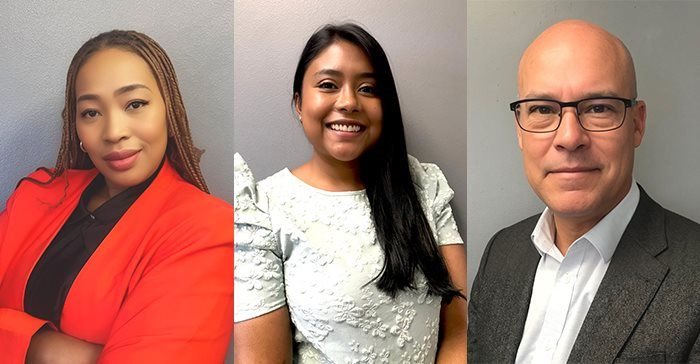 Left: Nomonde Kweyi, Middle: Welisha Govender, Right: Fanie Smuts | Source: Supplied