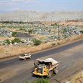 A haul truck is seen at the Mogalakwena platinum mine in Mokopane. Source: Reuters/Siphiwe Sibeko