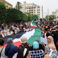 Tunisians gather during a pro-Palestinian protest to express solidarity with Palestinians in Gaza, in Tunis, Tunisia, 20 October 2023. REUTERS/Jihed Abidellaoui/File Photo.