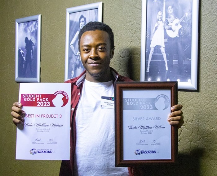 Eduvos graphic design students shine at the Gold Pack Awards