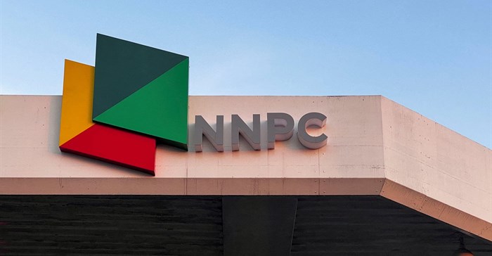 The new logo of the privatised Nigeria oil company is seen at the NNPC Mega Gas Station in Abuja. Source: Reuters/Afolabi Sotund