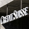 A view shows the logo of Credit Suisse on a building near the Hallenstadion where Credit Suisse Annual General Meeting took place, two weeks after being bought by rival UBS in a government-brokered rescue, in Zurich, Switzerland, 4 April 2023. Reuters/Pierre Albouy/File Photo