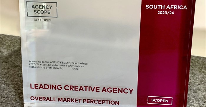 Image supplied. For the first time in South Africa, Agency Scope will replace certificates with trophies for the winners in six of its categories